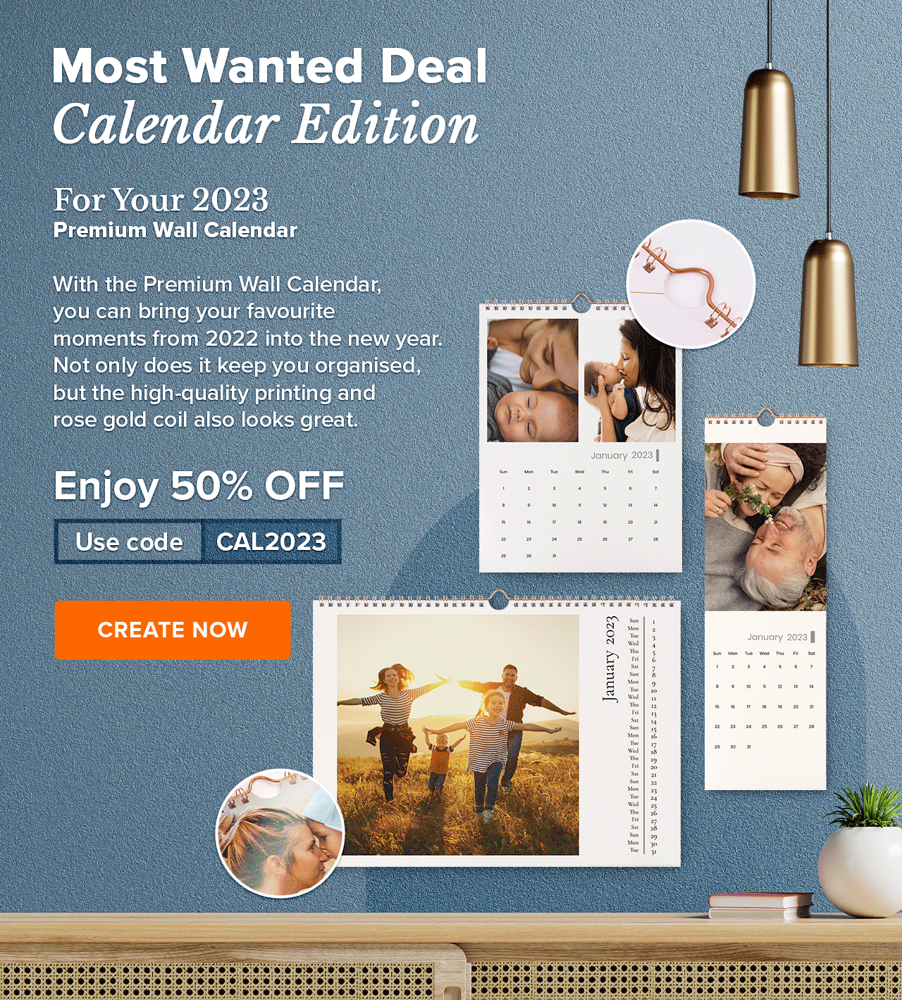 Dive Into 2023 With Calendar Deals Free Prints Photobooks UK & IE